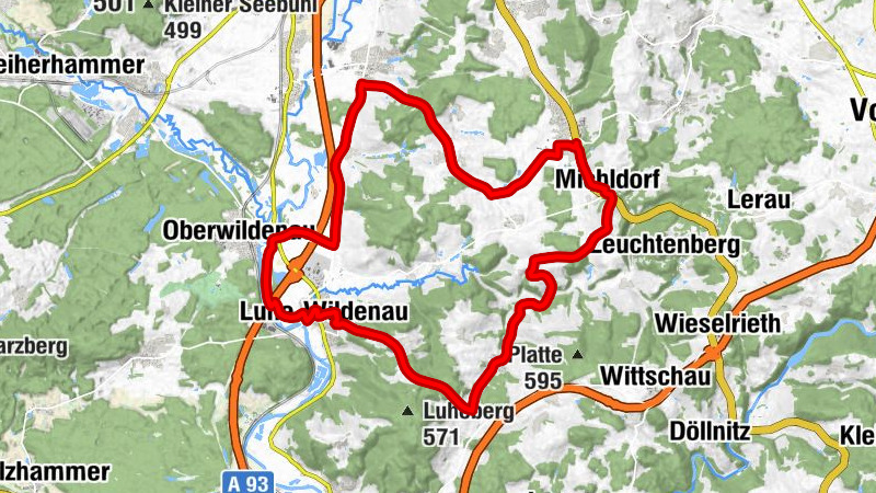 Michldorf - Kapelle - Georgenberg - Spielplatz Süd