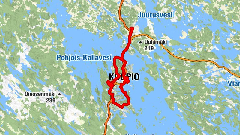 Haaparinne - Vuorelan kirkko - Pyhän Nikolaoksen katedraali - Kuopion ja ympäristön rauhanyhdistys