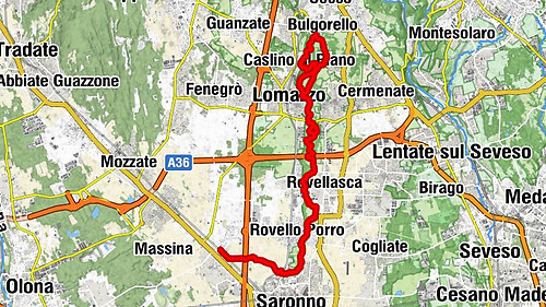 Gerenzano - Villaggio Moneta - Saronno - Lomazzo