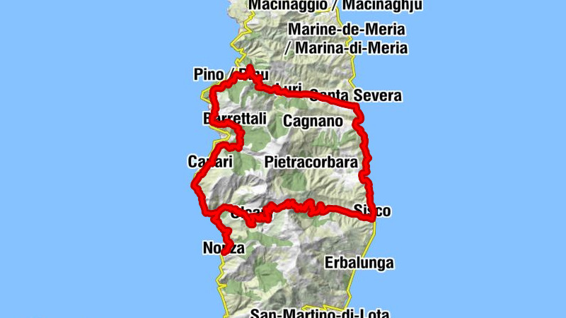 Nonza - Église Sainte-Julie - Chapelle Saint-Jean - Chapelle Sant'Antone