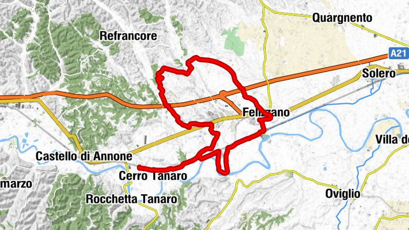 Cerro Tanaro - Masio - La Torre - Felizzano