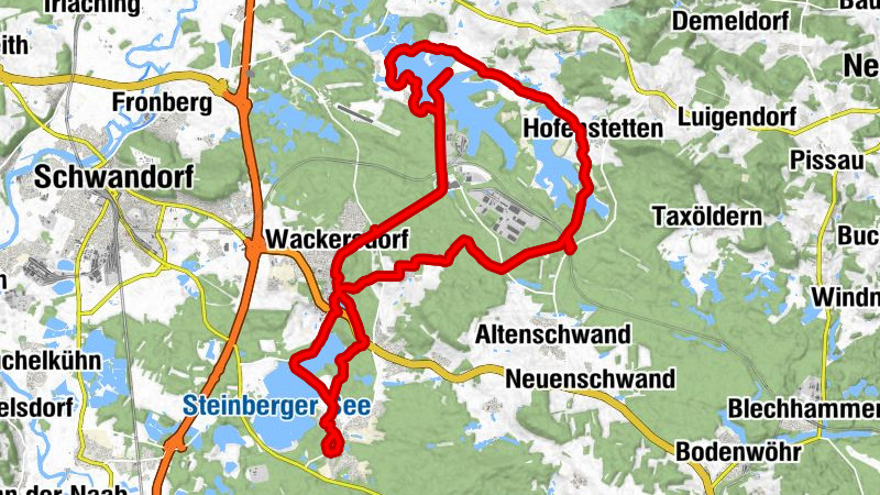 Steinberg am See - Grafenricht - Altenschwand - Hofenstetten