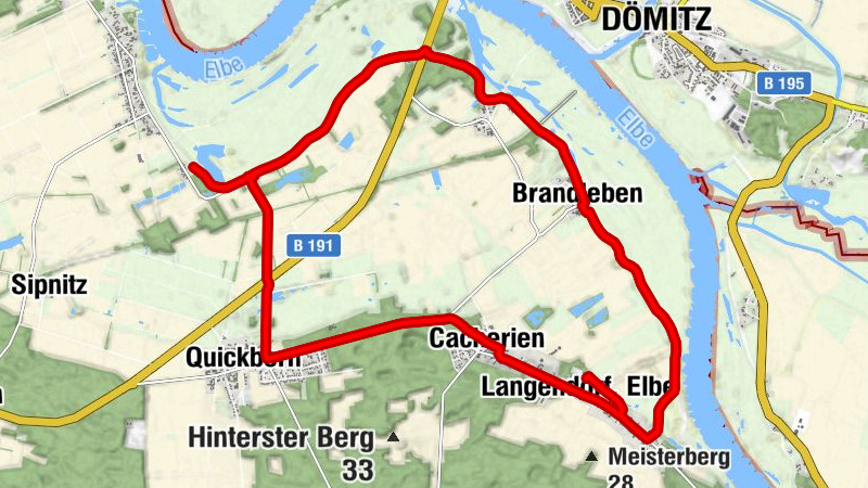 Langendorf, Elbe - Brandleben - Kaltenhof - St. Christinen