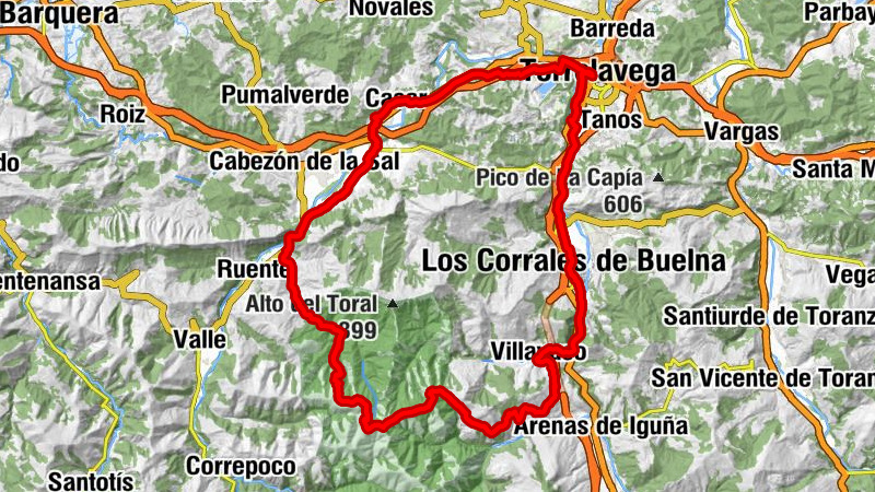 Barrio Quebrantada - Iglesia de San Roque - Iglesia de San Tirso - Barrio El Cerezo