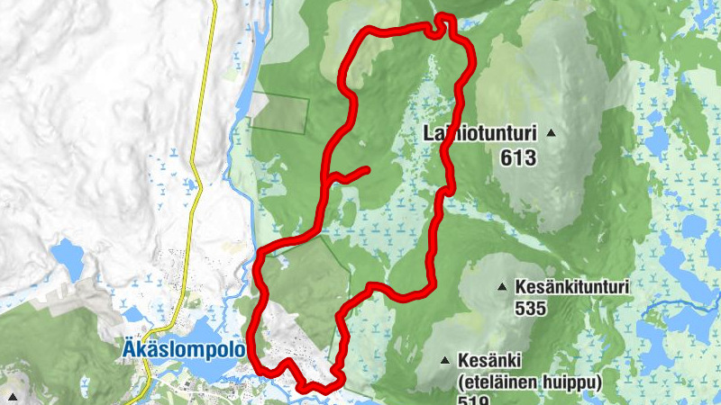 Muonio - Kukastunturi