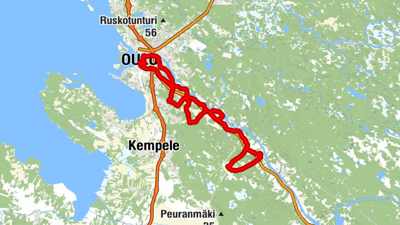 Oulu - Ydinkeskusta - Juurussuo