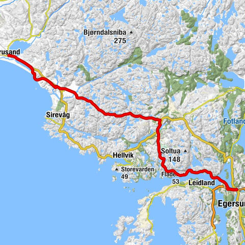 Egersund - Eide - Fladen