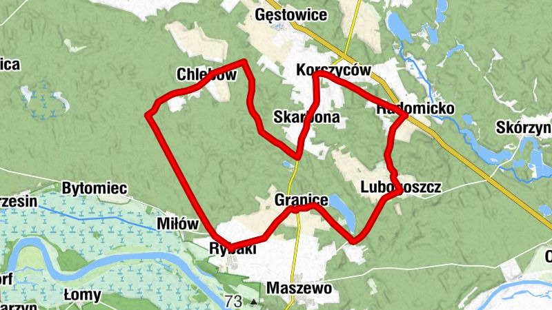 Lubogoszcz - Granice - Rybaki - Chlebów