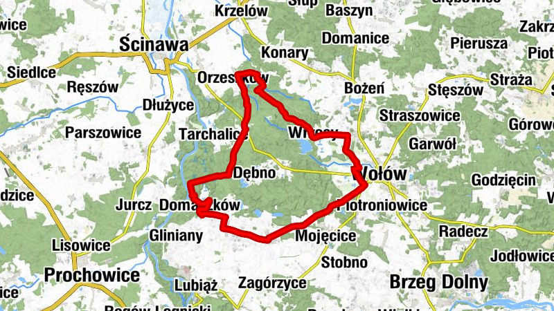 Wołów - Maślanka - Wrzosy