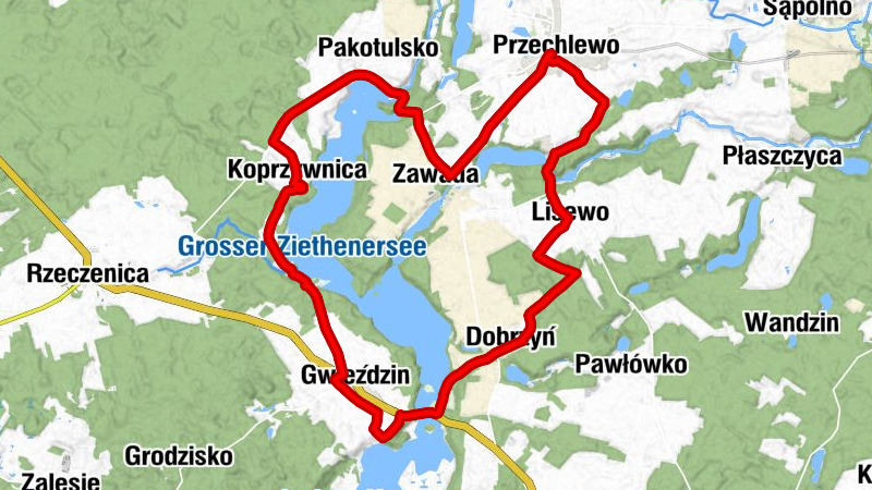 Przechlewo - Kościół Rzymskokatolicki pw. Matki Boskiej Częstochowskiej - Lisewo - Dobrzyń