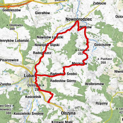 Pierogowa Chata - Lubań - Kościół pw. Narodzenia Najświętszej Maryi Panny - Olszyna Dolna