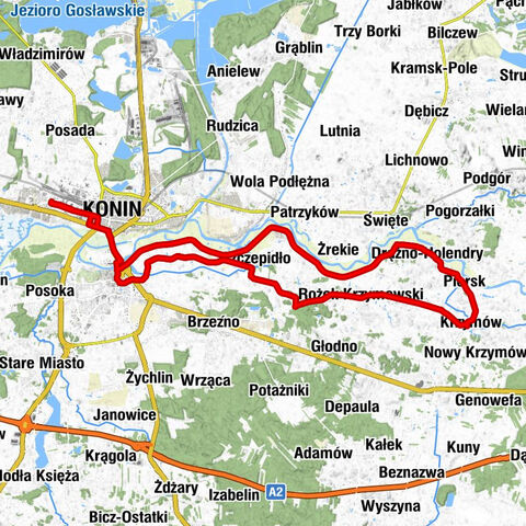 Cierpisz - Konin - Podwale - Zalesie