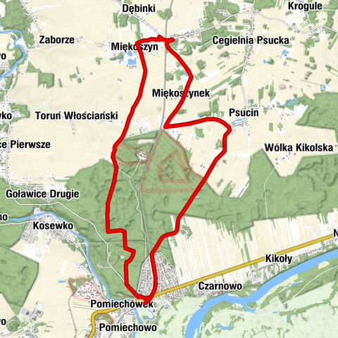 Goławice Pierwsze - Trojany - Toruń Dworski - Psucin