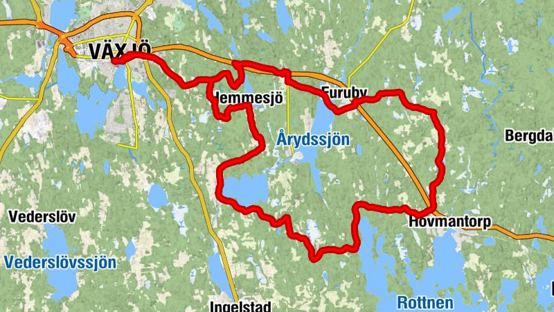 Växjö - Furuby kyrka - Hemmesjö gamla kyrka