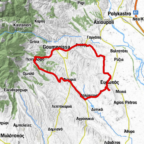 Πεντάλοφο - Μονή Παναγίας - Γουμένισσα - Ναός Αγίας Κυριακής