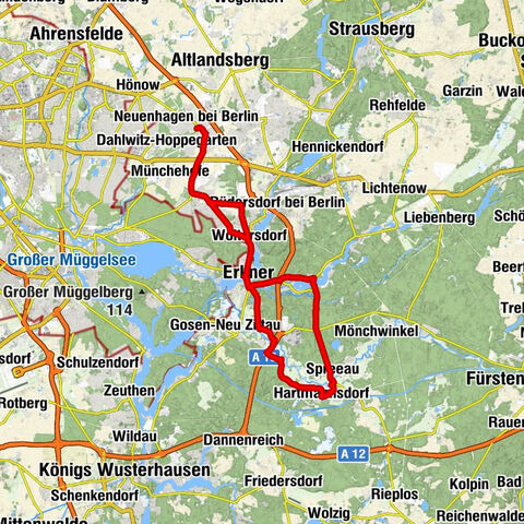 Neuenhagen bei Berlin - Restaurant Irodion - Neuapostolische Kirche Erkner - Erkner
