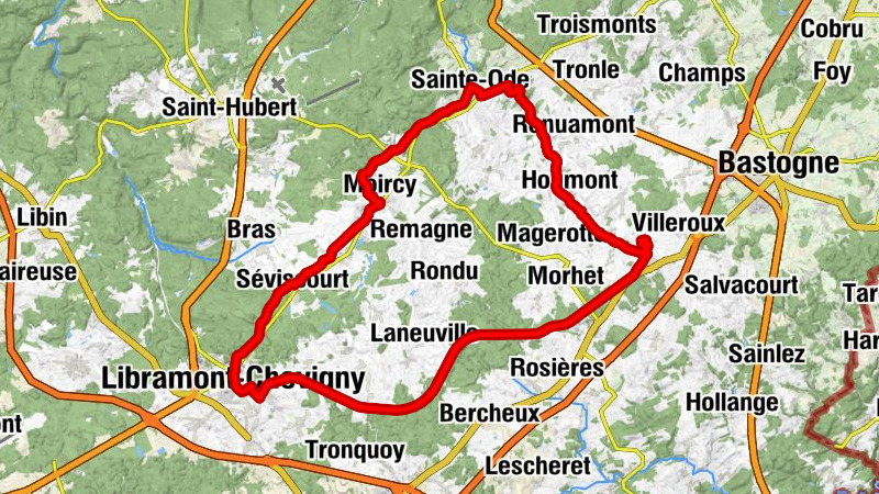 Église Saint-Brice - Église Protestante Évangélique Libramont - Chapelle Saint-Martin - Chapelle Saint-Hubert