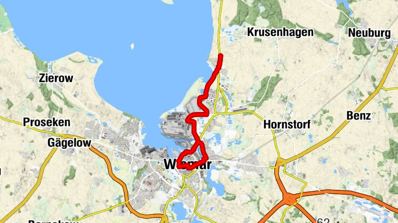 Wismar - Kagenmarkt - Christuskirche Wismar - Heiligen-Geist-Kirche