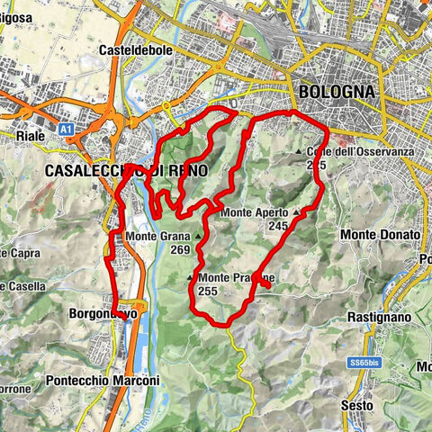 Borgonuovo - Chiesa di San Biagio - Monte Paderno - Colle della Guardia
