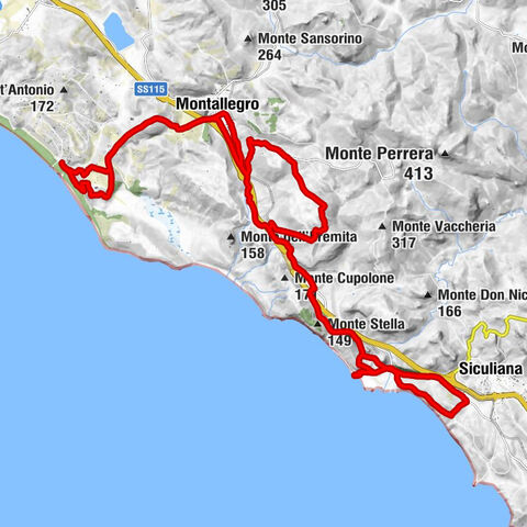 Montallegro - Sella Omomorto - Siculiana Marina