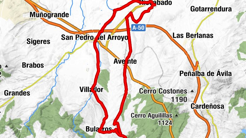 Riocabado - Aveinte - Muñoyerro - Villaverde