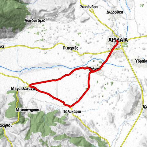 Αριδαία - Χρύσα - Τσάκοι - Κάτω Ροδωνιά