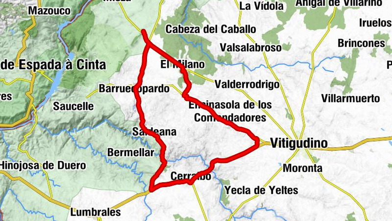 Cerezal de Peñahorcada - El Milano - Mesón El Milano - Villasbuenas