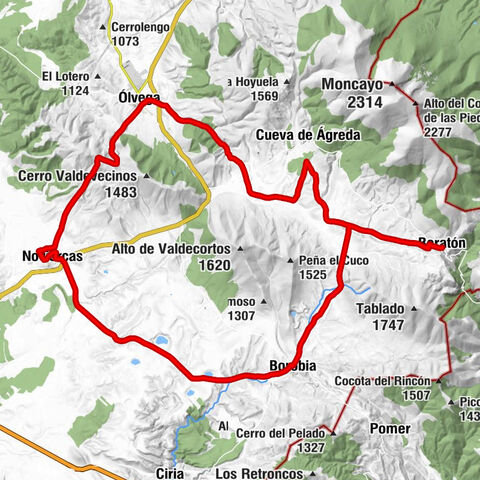 Beratón - Ólvega - Noviercas - Borobia