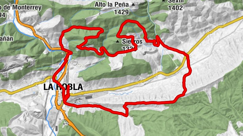 La Robla - El Dingo - Peña del Asno