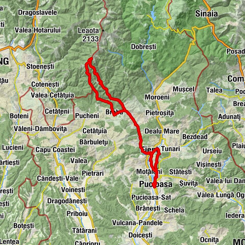 Pucioasa - Biserica ortodoxă Sfântul Nicolae - Fieni - Cabana Leaota - Romanescu