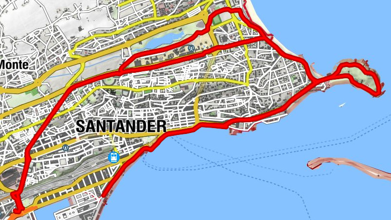 Marqués de Valdecilla - Cuatro Caminos - El Sardinero - Santander