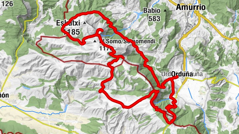 Orduña - Ungino - Mojón Alto - Los Maderos