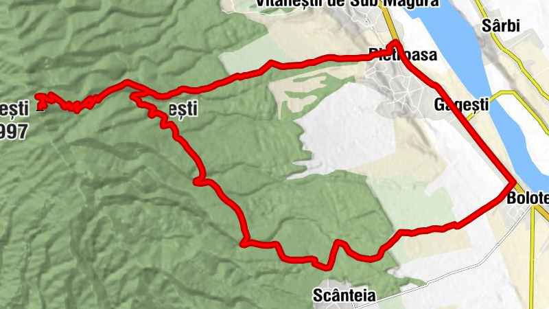 Bolotești - Măgura Odobești - Pietroasa - Găgești