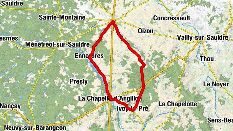 La Chapelle-d'Angillon - Ennordres - Aubigny-sur-Nère - Le Bien Aller