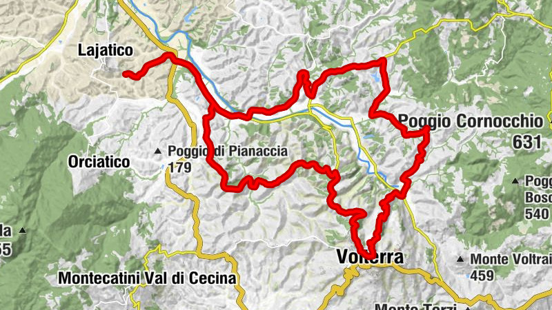 Volterra - San Lino - San Michele Arcangelo - Poggio Gennaio