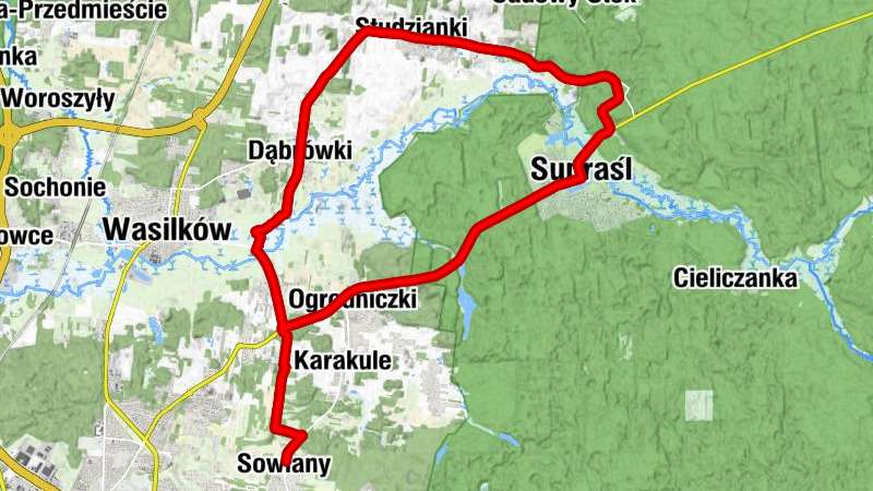 Sowlany - Kaplica pw. Wszystkich Świętych - Kaplica grobowa - Supraśl