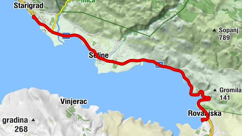 Bartol - Gostionica Rovanjska - Kapelica Gospe Velebitske - Crkva sv. Petra
