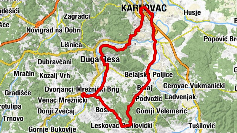 Belavići - Mrežnički Brig - crkva svetog Josipa i Gospe Lurdske - crkva svetog Antuna Padovanskog