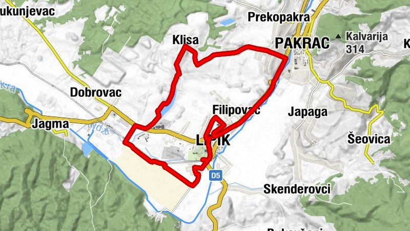 Lipik - Pakrac - crkva svetog Franje Asiškog
