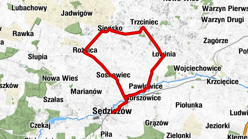 Sędziszów - Kościół pw. Piotra i Pawła Apostołów w Sędziszowie - Pawłowice - Łowinia