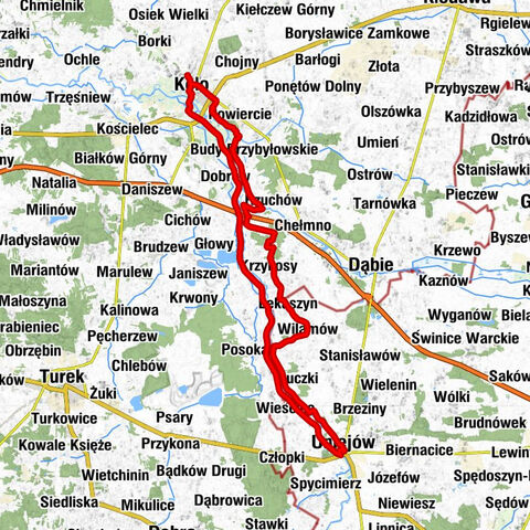 Koło - Kościół farny Podwyższenia Krzyża Świętego - Kościół Nawiedzenia Najświętszej Maryi Panny - Kolegiata Wniebowzięcia NMP