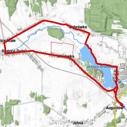 Drzewica - Augustów - Strzyżów - Kościół pw. Świętej Jadwigi Królowej w Radzicach