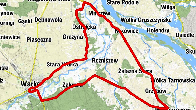 Warka - Kościół pw. Matki Bożej Szkaplerznej - Kościół pw. Ofiarowania Najświętszej Maryi Panny - Kościół pw. Świętego Józefa Oblubieńca Najświętszej Maryi Panny