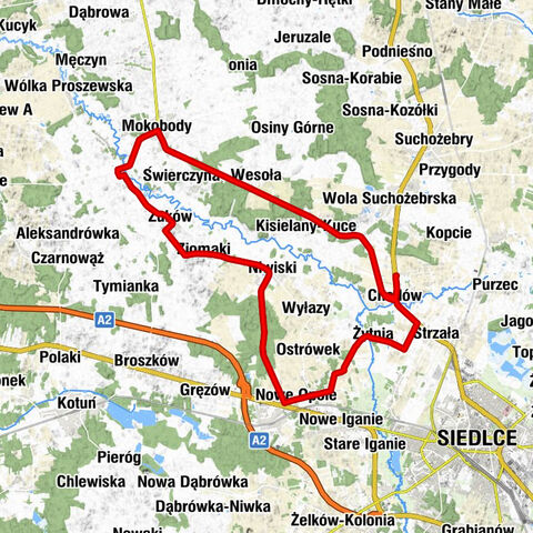 Zajazd Chodowiak - Kaplica dojazdowa - Chodów - Kisielany-Kuce