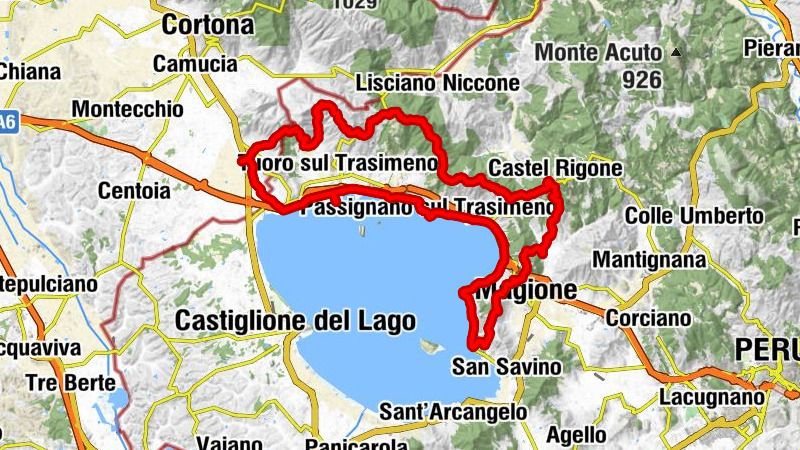 Clanis - Poggio Belveduto - Poggio Castelluccio - Terontola