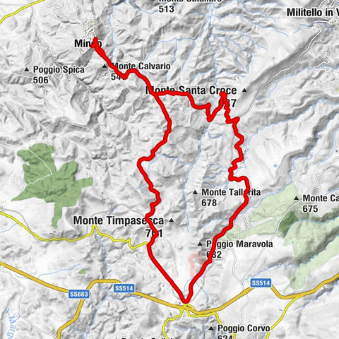 Mineo - Contrada Callari - Vizzini Scalo - Vizzini-Licodia
