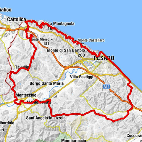 Carignano - Monte di San Bartolo - Monte Trebbio - La Montagnola