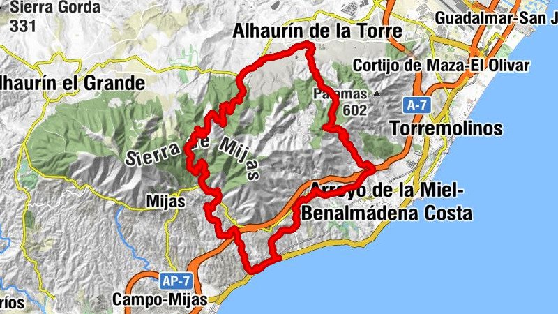 Fuengirola - Iglesia de Santo Domingo de Guzmán - Puerto de las Grajas - Carvajal