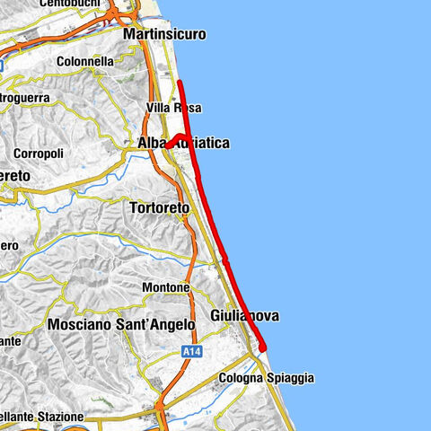 Alba Adriatica-Nereto-Controguerra - Brigantino - Filù - Wolf