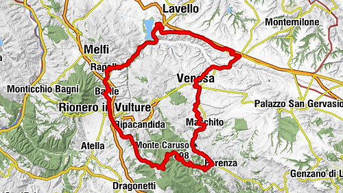 Rapolla-Lavello - Venosa - Rionero in Vulture - Santuario della Madonna di Costantinopoli